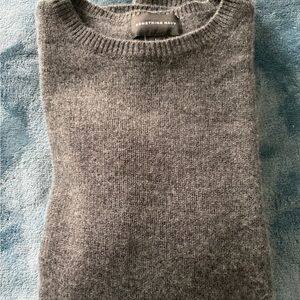 Something Navy Charcoal Crewneck Sweater